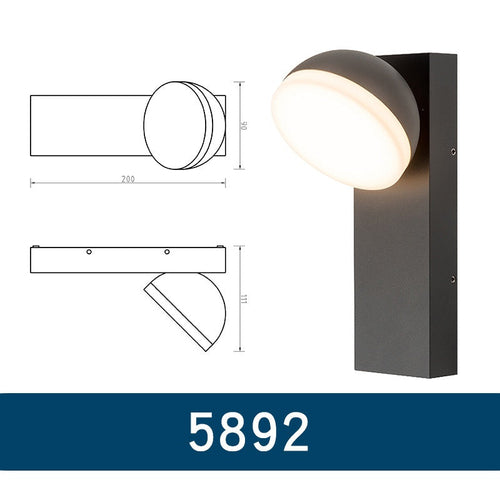 Garden Patio Balcony Facade Outdoor Illumination Light