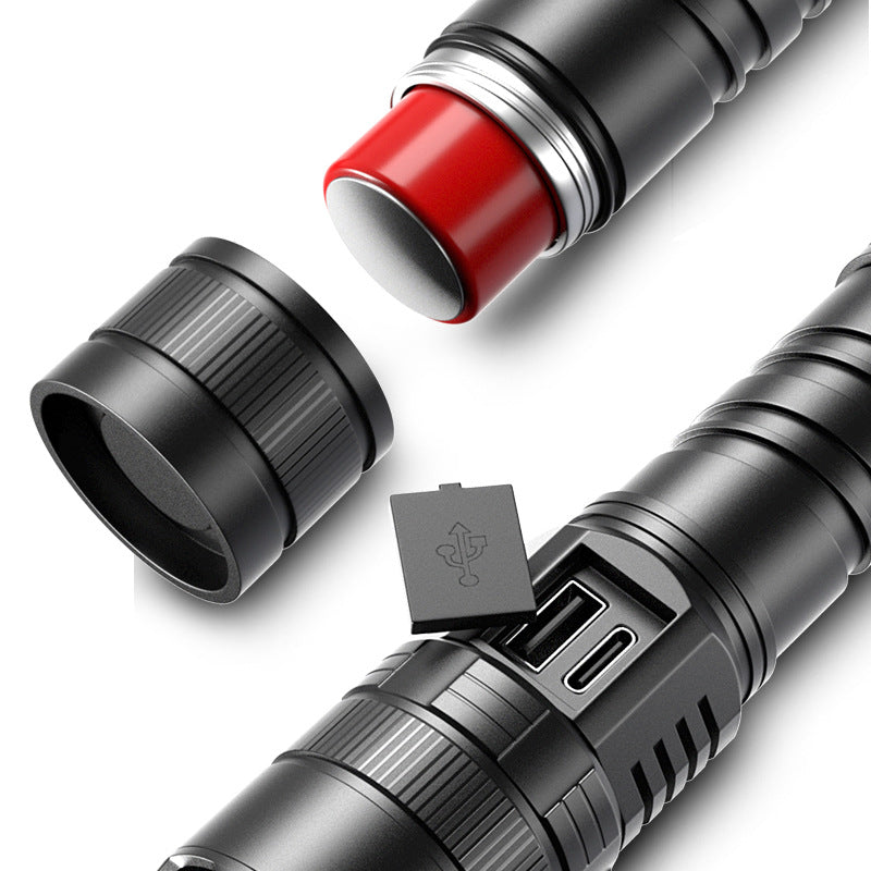 Rechargeable Zoom LED Camping Light with Digital Display